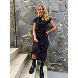 Alma Loose Skirt Black