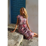 Alma Loose Skirt Pink Paisley