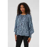 Amanda Blouse Black/Windsurfer