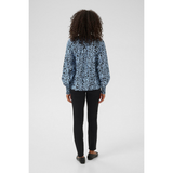 Amanda Blouse Black/Windsurfer