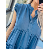 Amara Dress Blue Jeans