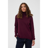 Annemarie Loose Roll-Neck Winetasting Melange