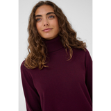 Annemarie Loose Roll-Neck Winetasting Melange