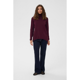 Annemarie Loose Roll-Neck Winetasting Melange