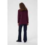 Annemarie Loose Roll-Neck Winetasting Melange
