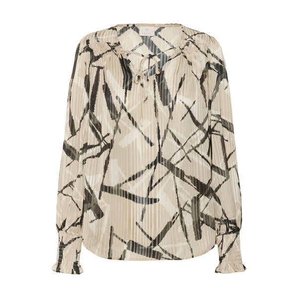 Archy blouse feather gray/ black