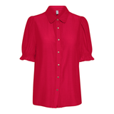 Asmine Ss Shirt Fiery Red