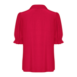 Asmine Ss Shirt Fiery Red