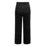 Asta wide pants black denim