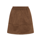 Aster Faux Suede Skirt Partridge CC