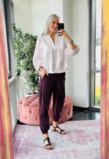 MollieGO Pants Bourgogne