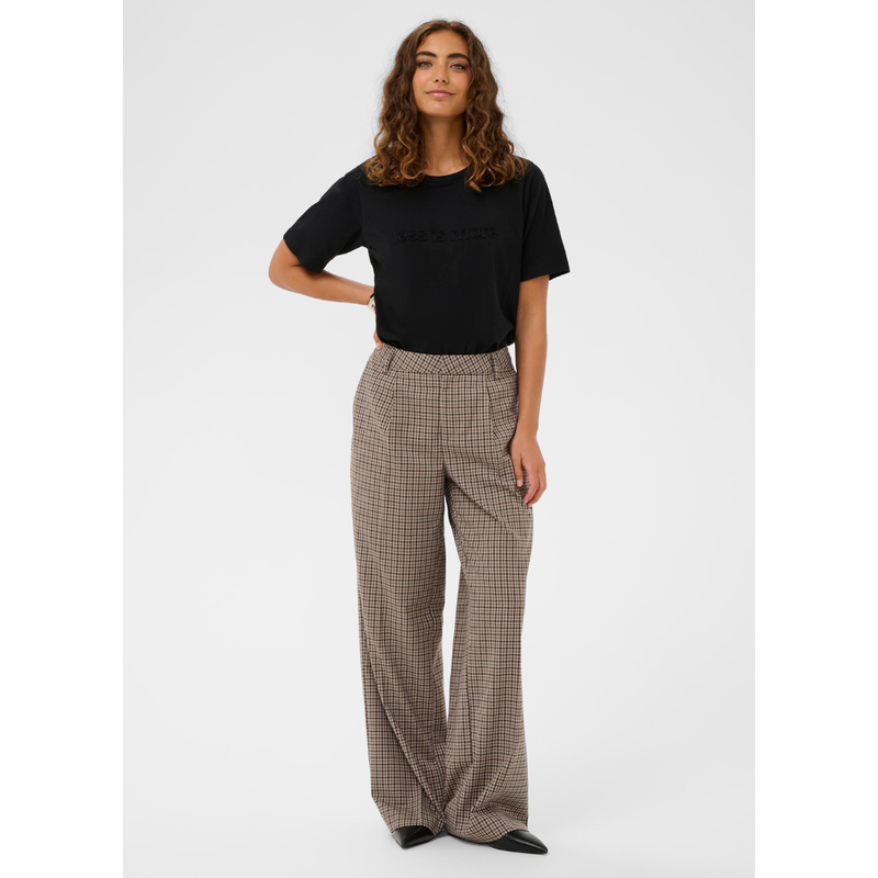 Checka Pants Brown Check