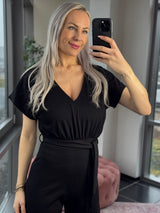 Girl-Jumpsuit V Black 12456