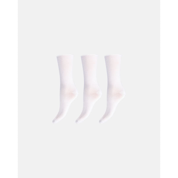 DECOY ankle sock bamboo 3-pack hvid