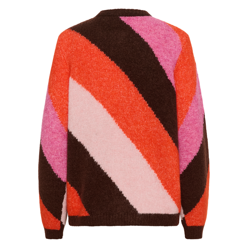 Diga Kimmy Cardigan brown pink mist