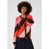 Diga Kimmy Cardigan brown pink mist