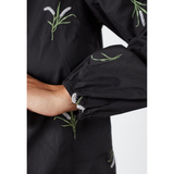 Ebbey SH87 Shirt 19251 Black Flower