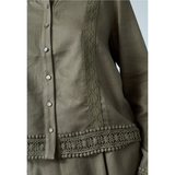 Ejba-SH Shirt 18564 Khaki Melange