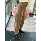 Elena Balloon Jeans Beige