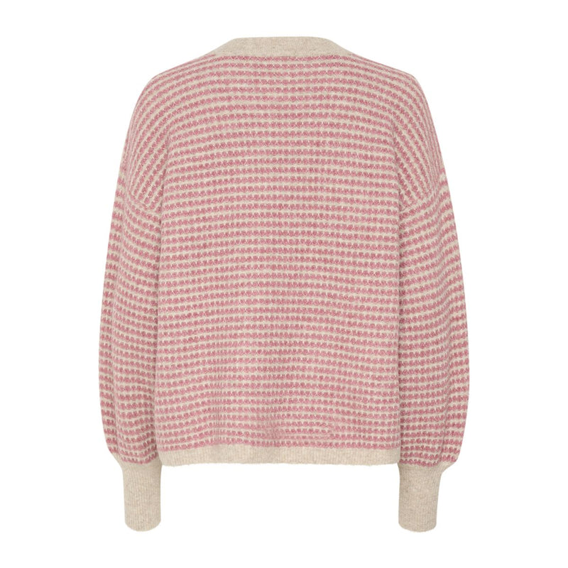 ELLERY KNIT PULLOVER FEATHER GRAY/ROSA

Så skøn blød og lækker strik fra Kaffe, i en lækker kvalitet. Ellery knit er beige farve med rosa hjerte lignede mønster, den har rund hals og lange ærmer som afsluttes med en bred ribkant.



Rund hals, lange ærmer, ribkanter
Farverne er beige og rosa
Fås også i andre farver
Løs pasform