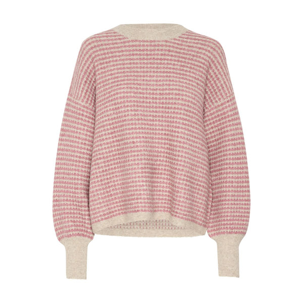 ELLERY KNIT PULLOVER FEATHER GRAY/ROSA

Så skøn blød og lækker strik fra Kaffe, i en lækker kvalitet. Ellery knit er beige farve med rosa hjerte lignede mønster, den har rund hals og lange ærmer som afsluttes med en bred ribkant.



Rund hals, lange ærmer, ribkanter
Farverne er beige og rosa
Fås også i andre farver
Løs pasform
