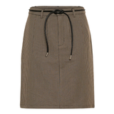 Elyah Short Skirt Beige/Black Petit Houndstoot