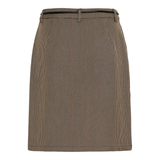 Elyah Short Skirt Beige/Black Petit Houndstoot