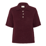 Emilie Polo Pullover windsor wine