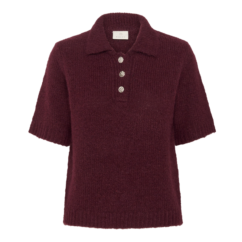 Emilie Polo Pullover windsor wine