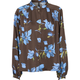 Estelle Blouse Brown Green