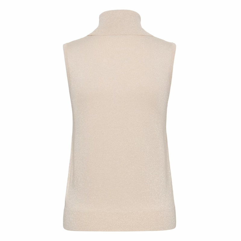 Regina Roll Neck Top sand dollar