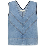 ChalinaGO Top Denim Blue