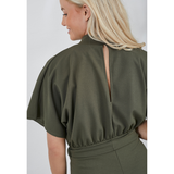 Girl-JU Jumpsuit 11840 Khaki Green