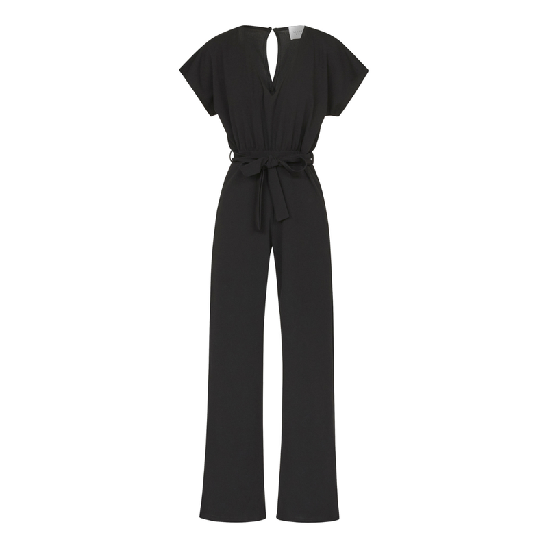 Girl-Jumpsuit V Black 12456