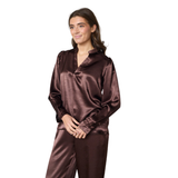 Gisna Ls Blouse 19597 Brown