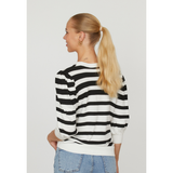 Halia-SS1 Knit 17249 Cream Black
