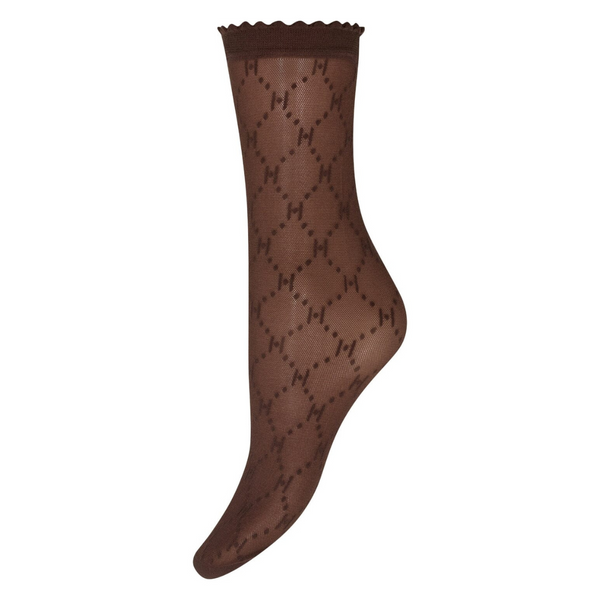Hype The Detail Socks Logo 25 Den Brown