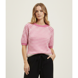 Molly Striped Knit Pink