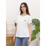 Rainbow T-shirt White