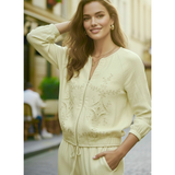 Chantal Jacket Green Melange