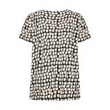 Bella Jersey T-Shirt Black/ Sand Graphic Dot