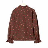 Pamela Blouse Choco Brown