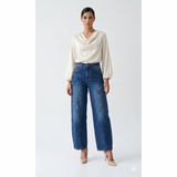Daysie Wide Leg Jeans Medium Blue