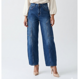 Daysie Wide Leg Jeans Medium Blue