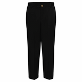 Heather Cropped Pants Black