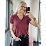 Terry T-Shirt Bordeaux