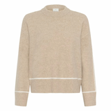 Jinie Knit Pullover Feather Gray Melange