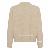 Jinie Knit Pullover Feather Gray Melange