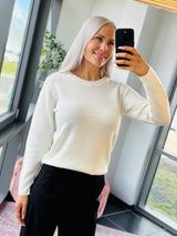 Iris Knit Pullover Chalk