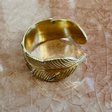 Fjer ring guld H119-440-280